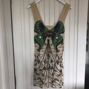 Free People Linen Butterfly Dress